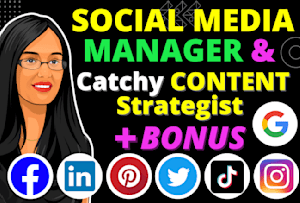 I will be social media marketing manager and catchy digital content creator
