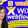 I will drive website traffic with wix, weebly, and webflow SEO optimization services