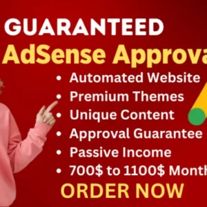 I will design google adsense approval wordpress websites niche based